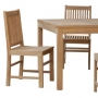 set 34 -- kuai side chairs (ch-0167) & 41 inch square dining table (tb-l031)